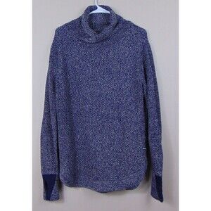 Betabrand Thumbsup  Knit Sweater Medium Side Zippers Women's M Turtleneck